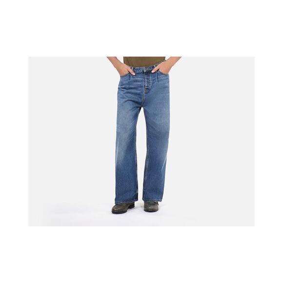 The Kooples Dark Blue Wide-Leg Men's Jeans NWT Size 33 - Picture 6 of 12
